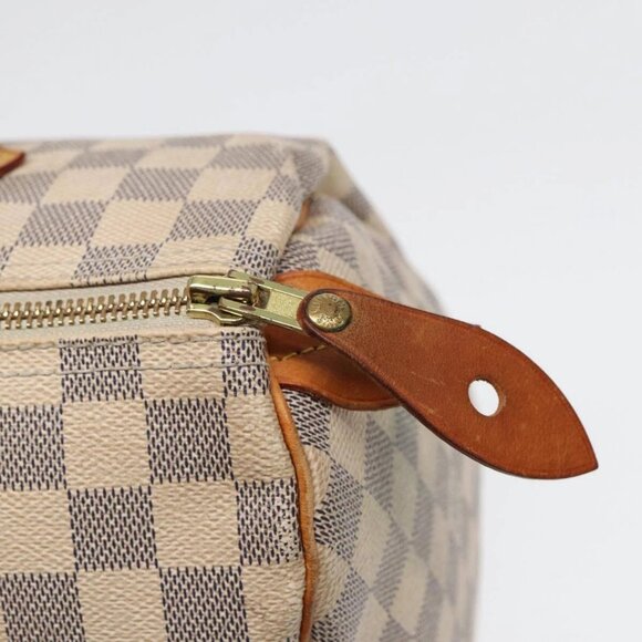 LOUIS VUITTON Damier Azur Speedy 30 Hand Bag N41533 LV Auth 84648 - Picture 11 of 16